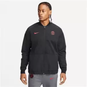 Image of Nike Paris Saint Germain Dri Fit Tracksuit Top Mens - Black