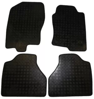 Image of Rubber Car Mat for Nissan Navara 2010 Onwards Pattern 2187 POLCO EQUIP IT NS34RM