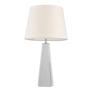 Image of Carson XL Table Lamp with Beige Aspen Shade