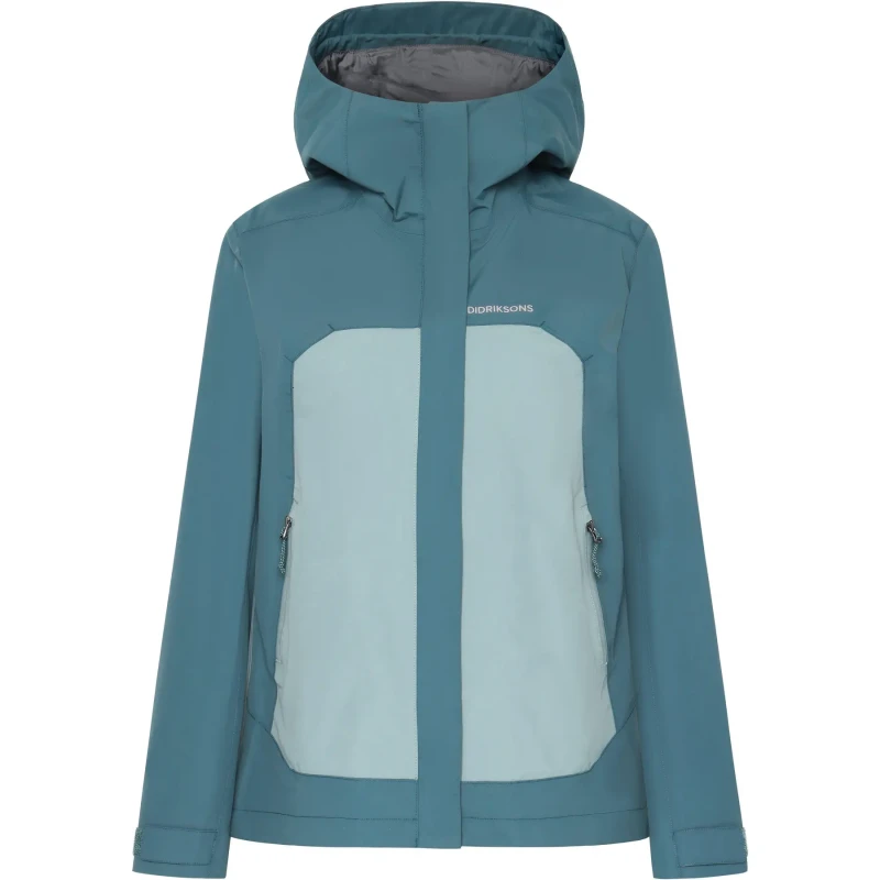 Image of Womens hooded jacket Didriksons Grit 3 Bleu Female 50