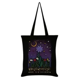 Image of Grindstore Force of Nature Dare To Be Different Tote Bag (One Size) (Black/Multicoloured)