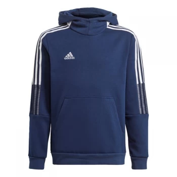 Image of adidas Tiro 21 Sweat Hoodie Kids - Team Navy