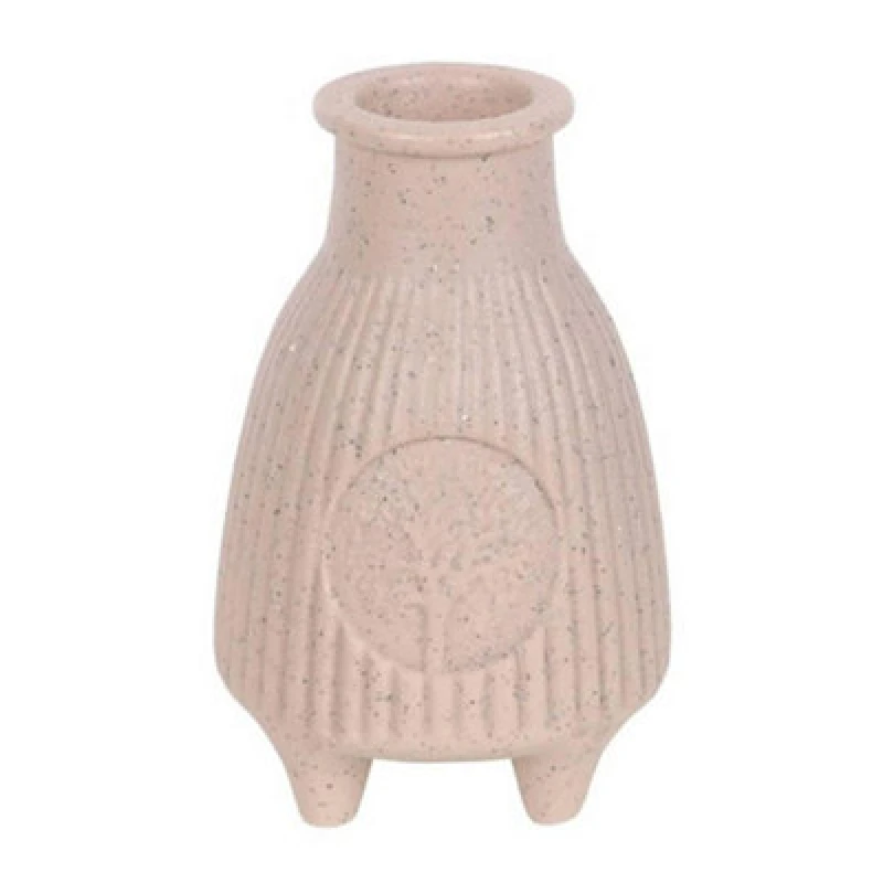 Image of Something Different Something Different Ribbed Incense Holder in Pale Grey Pale Grey One Size Unisex 5063693881559