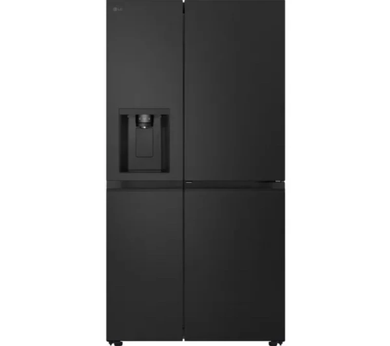 Image of LG NatureFRESH 638 Litre Side-By-Side American Fridge Freezer - Matte Black GSJC40EPPE -
