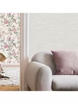 Image of Crown Akina Grasscloth Wallpaper - Natual