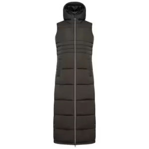 Image of Dare 2B Womens Reputable Long II Padded Bodywarmer Gilet UK 8- Bust 34', (86cm)