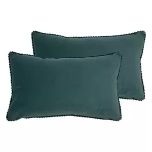 Image of Furn. Cosmo Twin Pack Polyester Filled Cushions Marine Blue 50 x 30cm