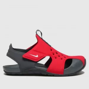 Image of Nike Red Sunray Protect 2 SANDAL Junior