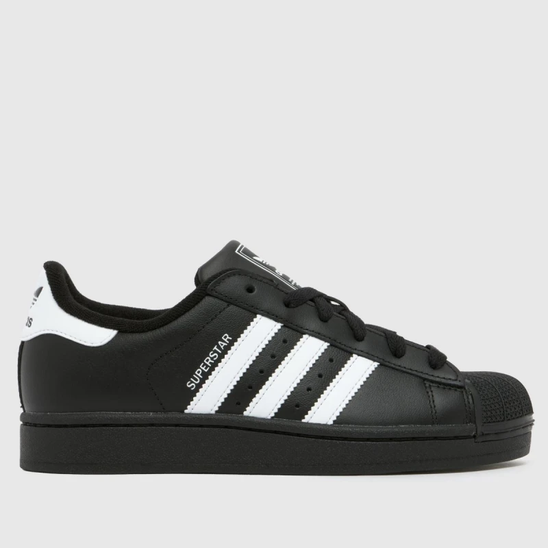 Image of Adidas Originals Superstar Ii Kids Black 36 2/3