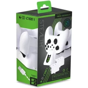 Image of Stealth SX-C100 X Twin Charging Dock White for Xbox Series X