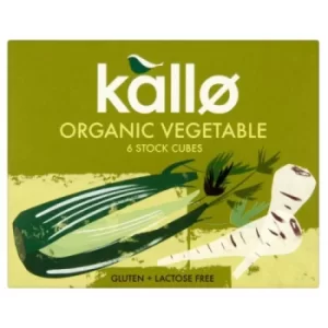 Image of Kallo Organic Vegetable Stock Cubes 66g