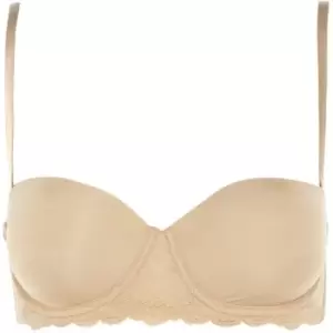 Image of Calvin Klein Seductive comfort with lace strapless multiway - Beige