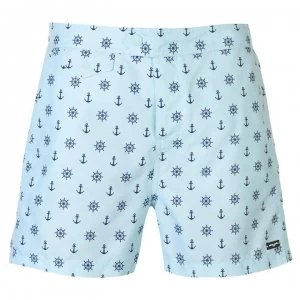 Image of Pierre Cardin Mix Swim Shorts Mens - Sky Anchor