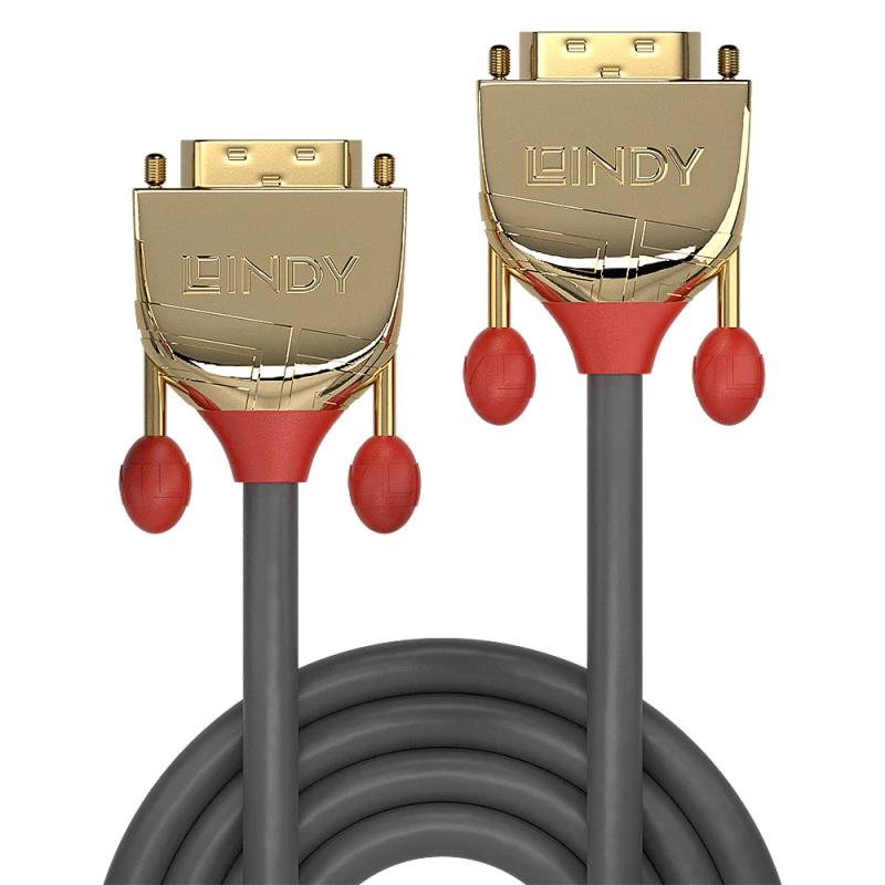 Image of Lindy Lindy 20m DVI-D Single Link Cable, Gold Line 36217