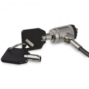 Image of Keyed Cable Lock Push to Lock Button