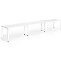 Image of dynamic Computer Desk Evolve Plus BR314WHTW White 4200 mm x 800 mm x 730 mm