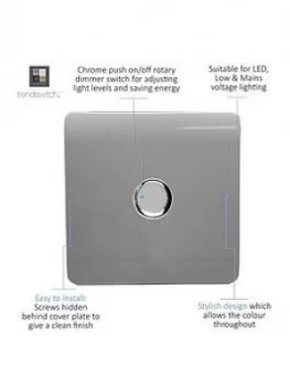 Image of Trendiswitch 1G LED Dimmer Switch Light Grey