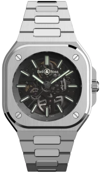 Image of Bell & Ross Watch BR 05 Skeleton Nightlum Bracelet Limited Edition