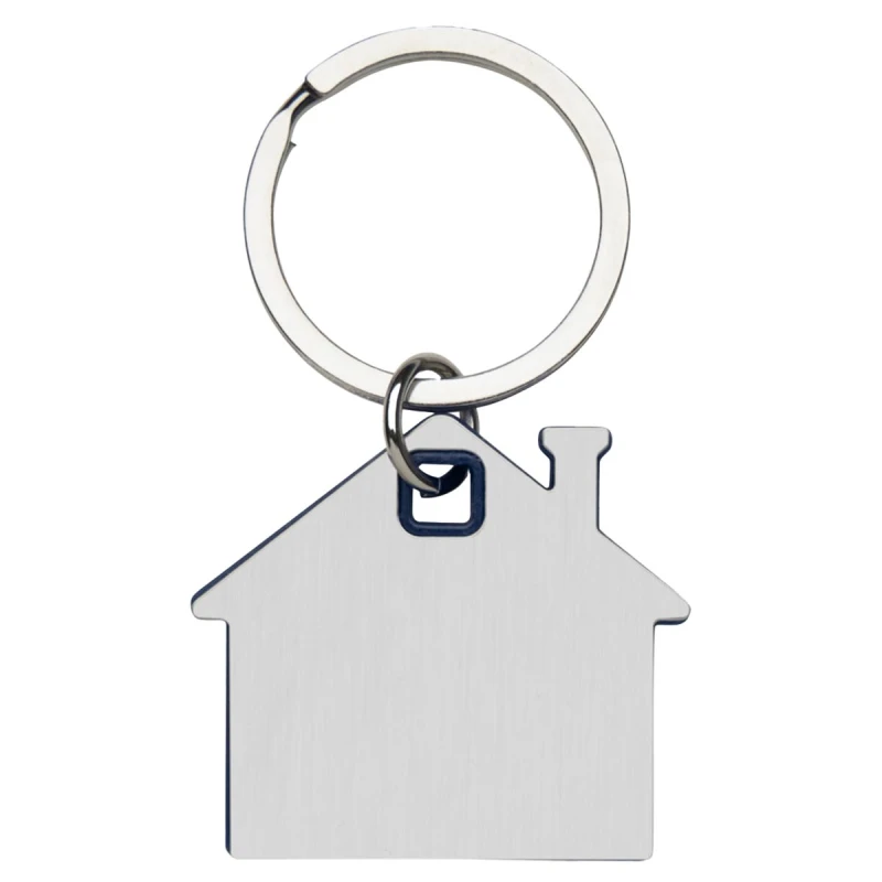 Image of Floso Nook House Keyring in Blue Blue Unisex One Size