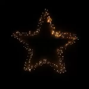 Image of 280 LED Festive 60cm Premier MicroBrights Outdoor Star Silhouette in Warm White