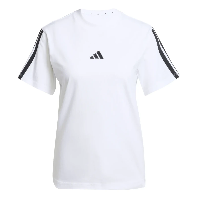Image of Adidas Womens T-Shirt adidas Essentials 3-Stripes Blanc Female S