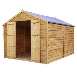 Image of Mercia Overlap Apex Windowless Value Shed - 12 x 8ft