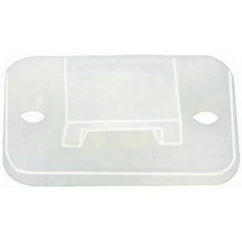 Image of Cable mount Self adhesive Screw fixing halogen free UV proof weather proof Transparent HellermannTyton 151 11319 TY3