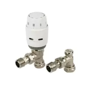 Image of Danfoss Angled TRV & Lockshield - Ras-C2 8/10 mm
