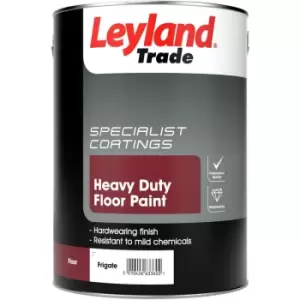 Image of Leyland - Trade Heavy Duty Floor Paint - 5 Litre - Frigate - Frigate
