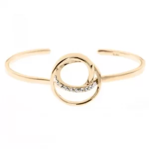 Image of Ladies Karen Millen PVD Gold plated Bangle