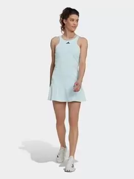 Image of adidas Tennis Y-Dress, Blue, Size L, Women