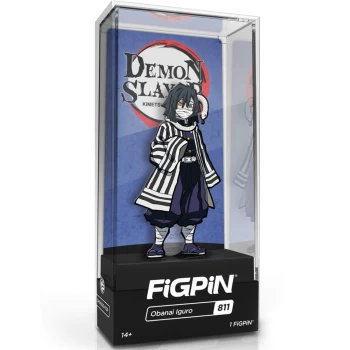 Image of FiGPiN Demon Slayer 3 Enamel Pin - Obanai Iguro