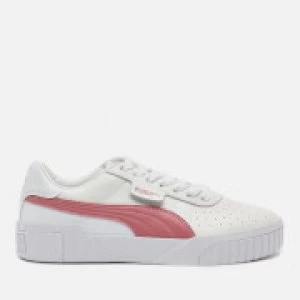 Image of Puma Womens Cali Trainers - Puma White/Foxglove - UK 4