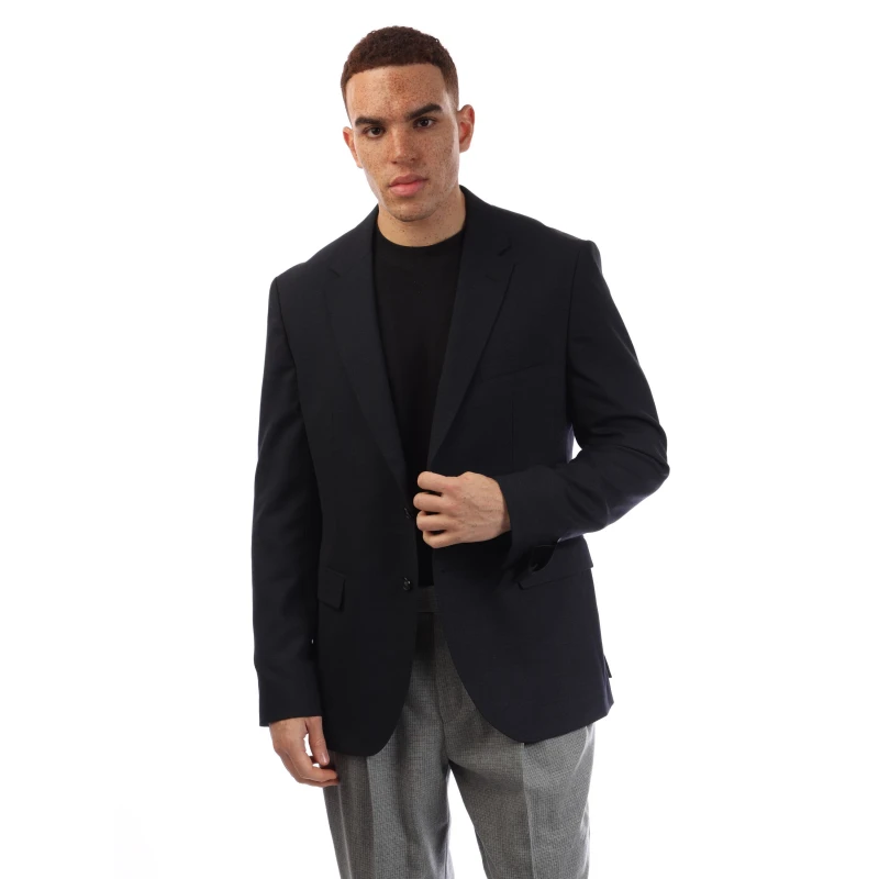 Image of Boss Mens Jasper Mm Formal Jacket Dark Blue male 38 (48)