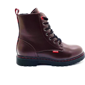 Image of Levis Clover High Top Boot - Red