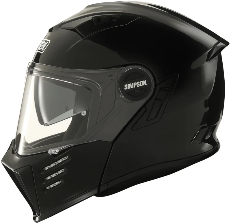 Image of Simpson Darksome Black Metal ECE22.06 Modular Helmet Size M