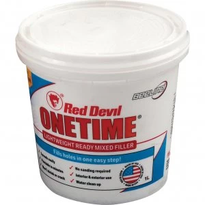 Image of Red Devil Onetime Ready Mixed Filler 1l