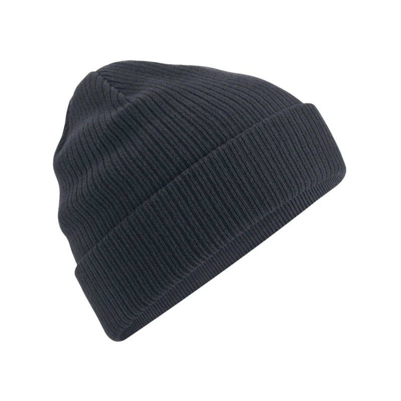 Image of Beechfield Beechfield Men Cotton Beanie in Mid Grey Mid Grey One Size Male 5059958620711
