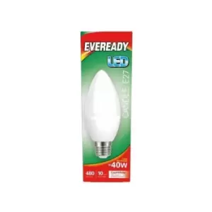 Image of LED Candle 40W 480lm E27 - S14324 - Eveready