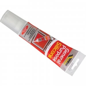Image of Everbuild Easi Squeeze General Purpose Silicone Sealant Clear 80ml
