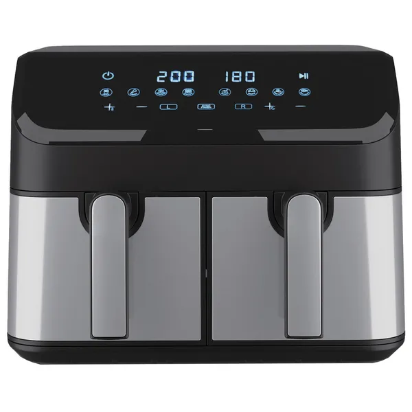 Image of Daewoo SDA2616GE 2000W 9L Dual Drawer Digital Air Fryer