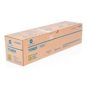 Image of Konica Minolta TN-616Y Yellow Laser Toner Ink Cartridge (A1U9253)