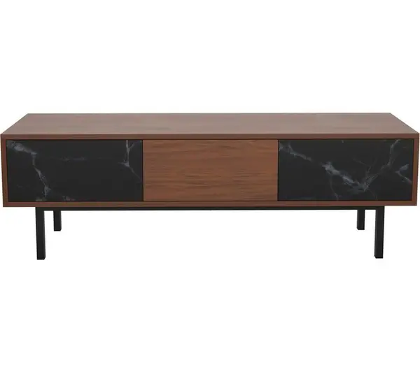 Image of AVF Skyline FS1400SKYW 1400 mm TV Stand a Walnut & Black,Brown