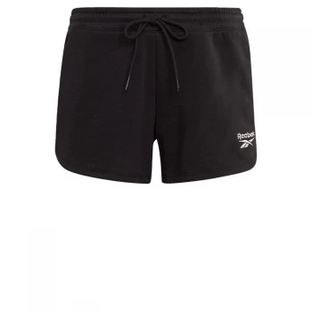 Image of Reebok Identity French Terry Shorts Womens - Black