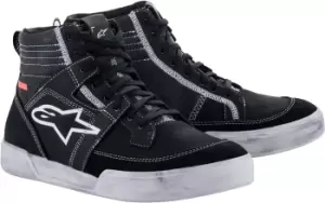 Image of Alpinestars Ageless Riding Motorcycle Black Grey White Shoes