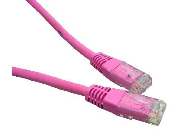 Image of Cables Direct 5m CAT6 Patch Cable (Pink)