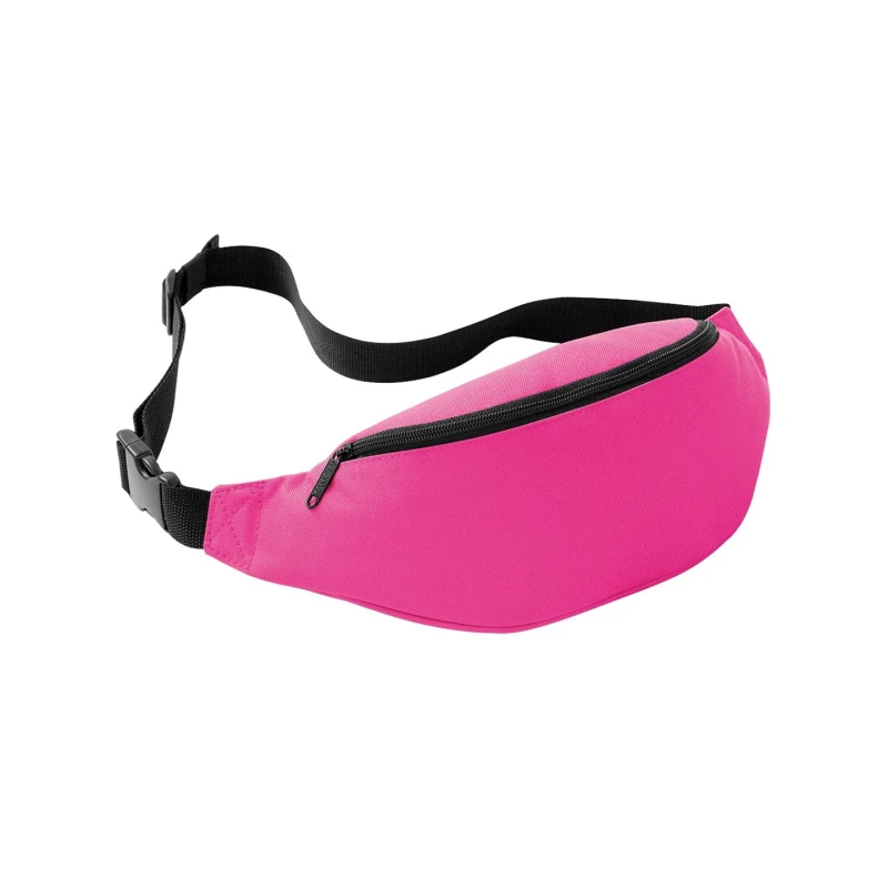 Image of Bagbase Waist Bag in Fuchsia Fuchsia Unisex One Size