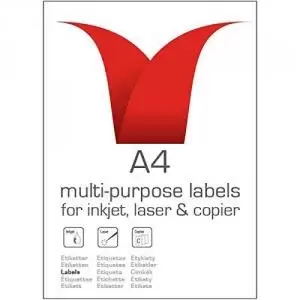 Image of Stampiton Multipurpose Label 99.1x57mm Label 10 Per A4 Sheet White