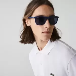 Image of Lacoste Rectangle L.12.12 Premium Sunglasses Size Unique size Blue