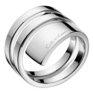 Image of Calvin Klein Beyond Stainless Steel Ring Size 7